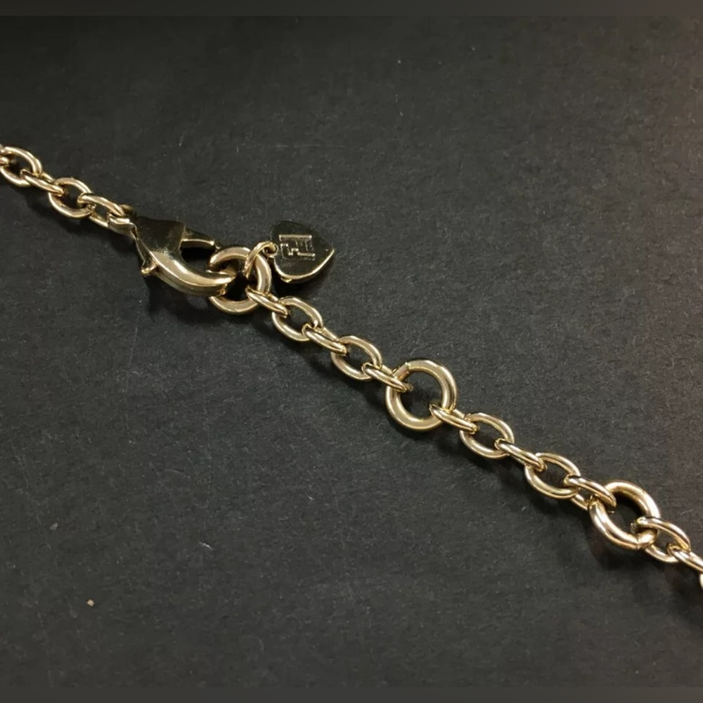 FENDI RARE GOLD TONE NECKLACE - Picture 3 of 5